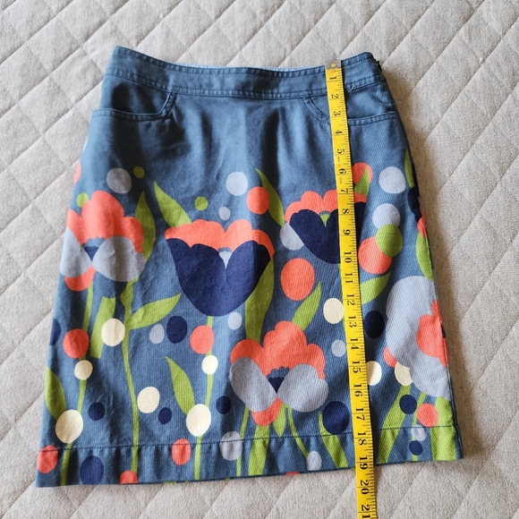 Boden Floral Pencil Skirt 2R - Picture 8 of 9